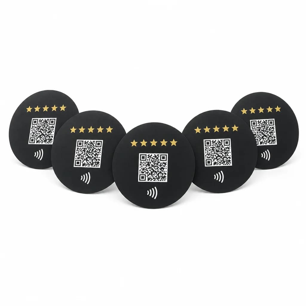 Reviewstickers set van 5 2